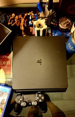 ps4 500 gb with 01 original controller + Multiple game discs