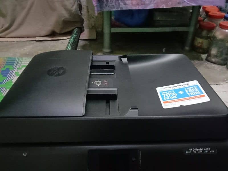 HP officejet 4650 wireless color and black all ok no any fault 2