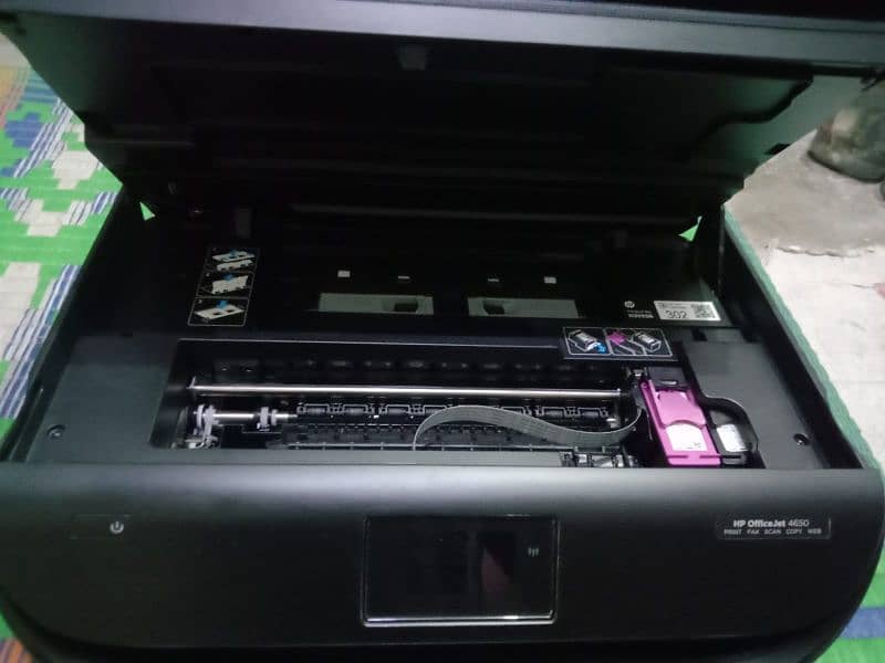 HP officejet 4650 wireless color and black all ok no any fault 4