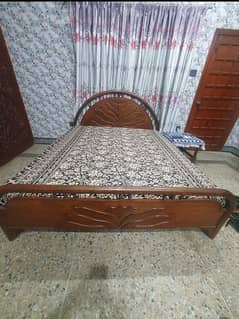 Tally wood bed with matress