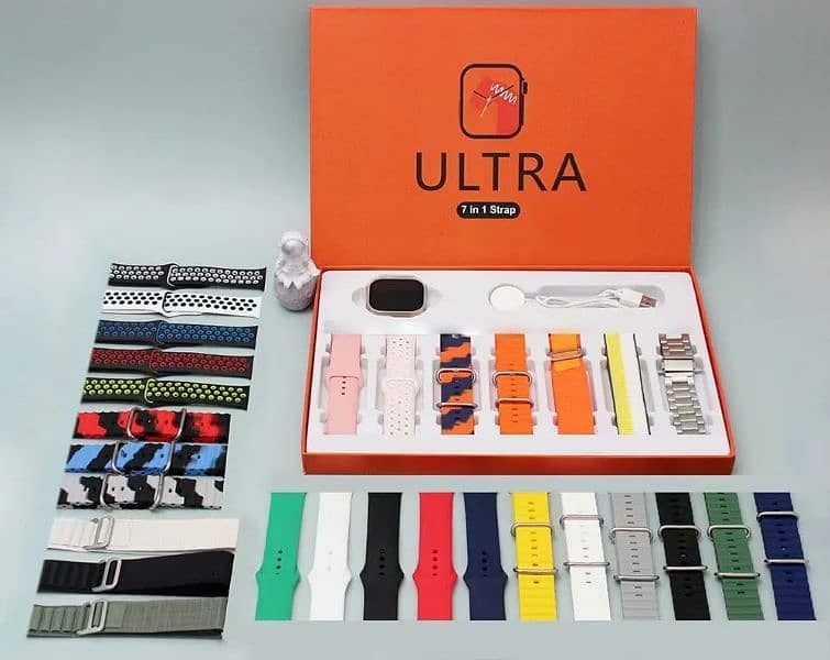 Ultra 7in1 Straps Smart Watch New Straps 0