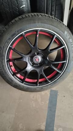 17 inches in 5 nuts alloy rims available