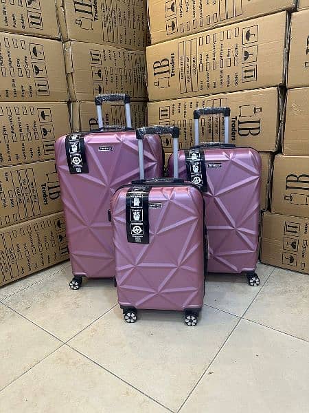 unbreakable luggage bags/suitcase/trolley bag 3pic/4pic set 0