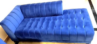 L-Shaped blue sofa set