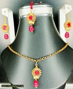 Necklace set with bindya