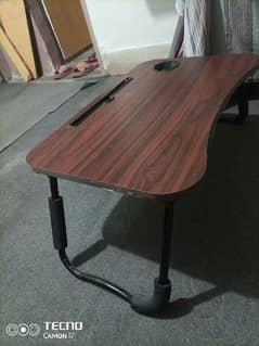 Wooden laptop table Available