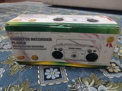 Geepas Tape recorder brand New imported