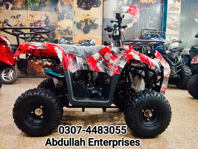 110cc fully  recondition quad bike ATV 4 wheel delivery all Pak. 14