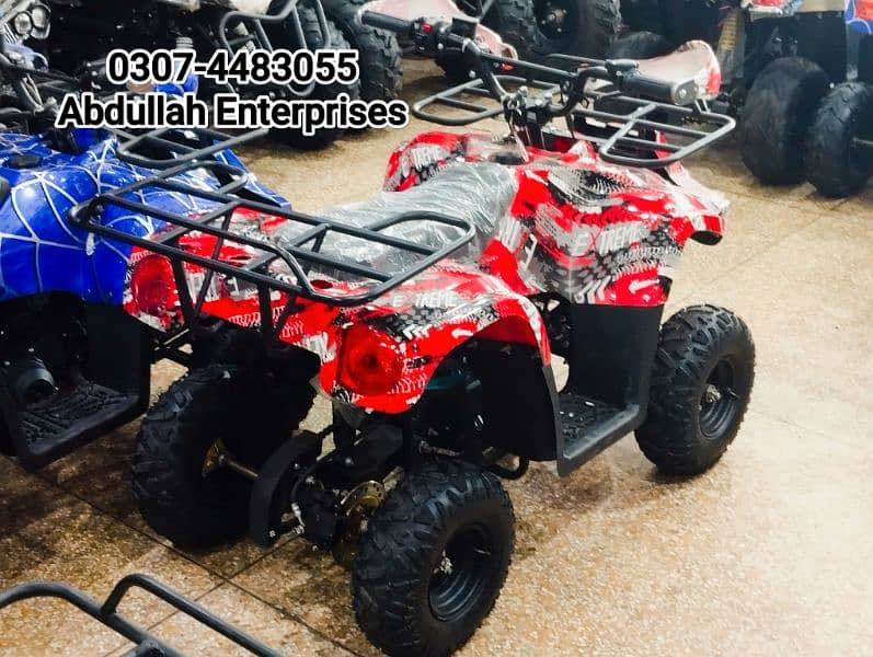 110cc fully  recondition quad bike ATV 4 wheel delivery all Pak. 16