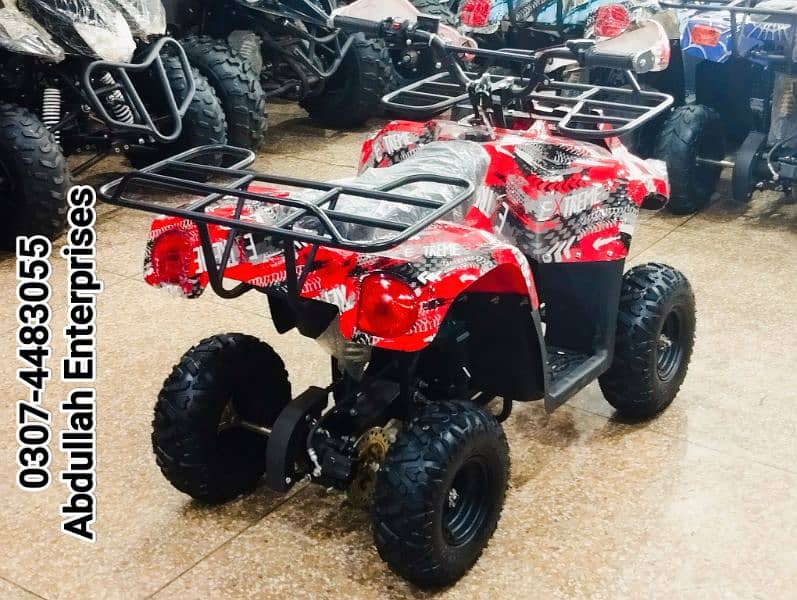 110cc fully  recondition quad bike ATV 4 wheel delivery all Pak. 17