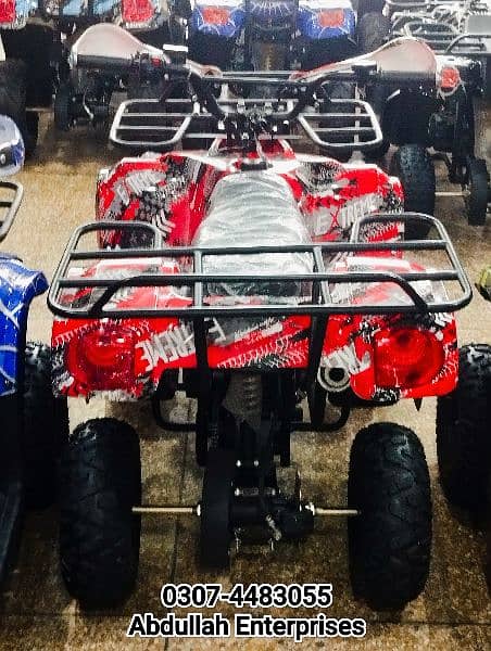 110cc fully  recondition quad bike ATV 4 wheel delivery all Pak. 12