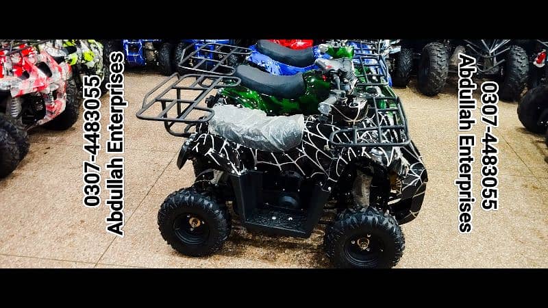 New tyre and parts Quad Jeep atv for sale delivery all Pak 4