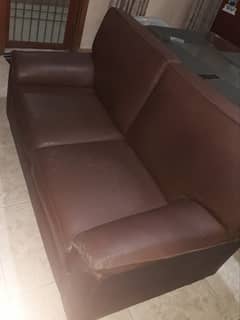Brown Colour 4 Seater Sofa Set