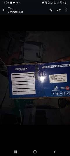 inverex 3.2kw limited edition just like new