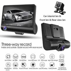 Wdr Dashcam 3 Camera Lens Video Car Dvr Full Hd 1080p