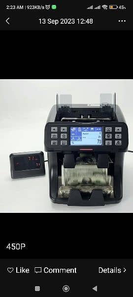 Wholesale Bank Currency,note Cash Counting Machine with fake detection 0