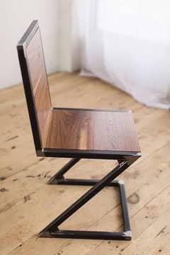 Modern Black paint metal chair