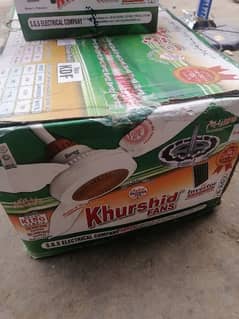 Khurshid Fan AC DC inverter fan king size