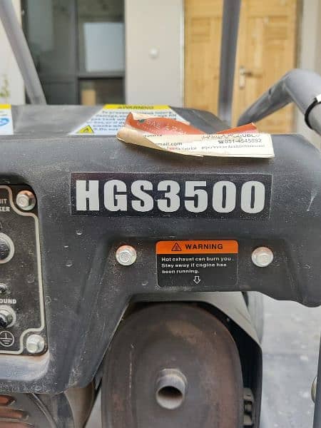 Hyundai Gasoline Generator 3 KW (HGS3500) 2