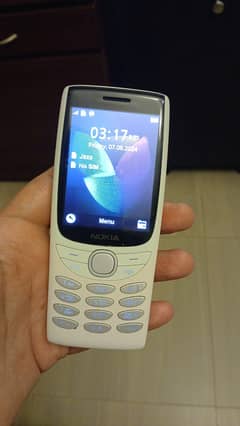 Nokia 8210 white color PTA approved white color with box and charger