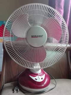 sonashi charging table fan battery need to be replaced.