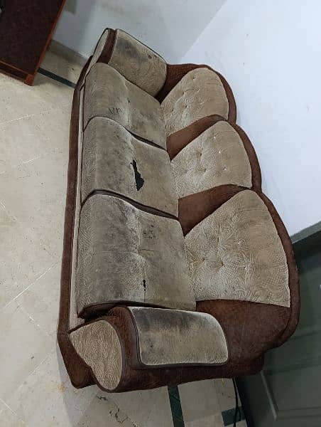 6 Seater Sofa Set Need Poshing Molty Form Seats Custom made 1