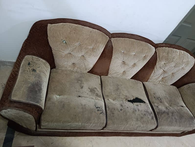 6 Seater Sofa Set Need Poshing Molty Form Seats Custom made 6