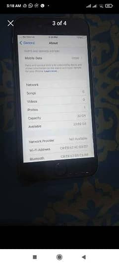 Iphone 6s Non PTA 32gb' Only Phone & Charging Cable. 1