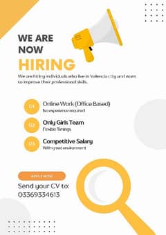 Girls Required - Social Media management - Competitive Salary