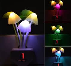 1pcs Mashroom Night Light Plug in Sensor lamp
