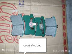Cuore disc pads and brake shoes available tell me 03074575164