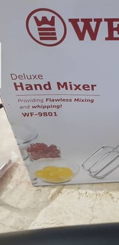 WESTPOINT HAND MIXER AS NEW WITH ACCESSORIES,Negotiable price