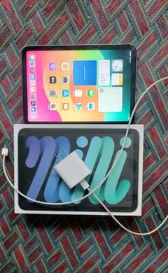 iPad Mini 6 Full Box Charger Original 10/10 Condition
