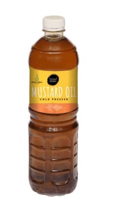 mustard oil (Sarso ka oil)