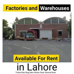 4.5 Kanal Factory or warehouse For Rent