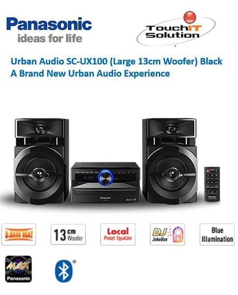 PANASONIC SC-UX100 minni hifi sound system, 0