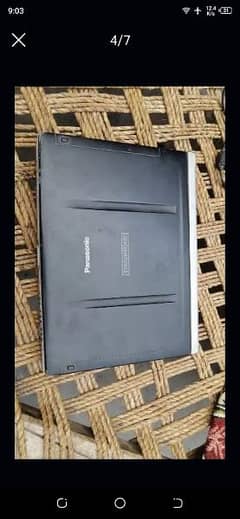 Panasonic Wala laptop ha 1 ghanta betry timing ha condition ruff ha