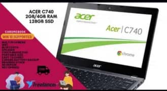 laptop, Acer C740 USA stock [128 SSD M2]