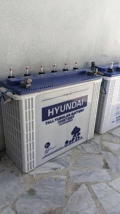 Hyundai Tubular Batteries 12V 220Ah - Used