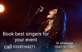 Singers for events