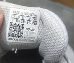 Two pairs original Adidas shoes made in Indonesia