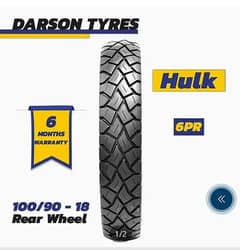 100.90. 18 Darson tube less 150 tyre for suzuki yamaha honda 125/150