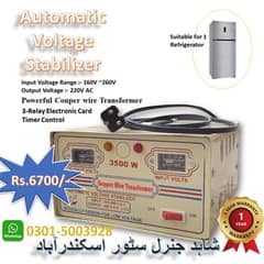 Automatic Voltage Stabilizer for Refrigerators