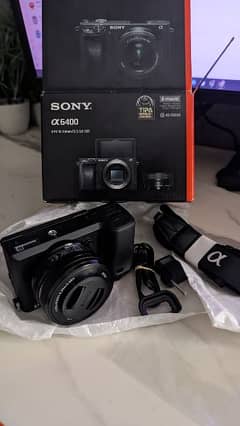 New Sony A6400 Camera With Kit Lens 16-50mm Fully New Untouch