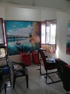 Running Beauty parlour for sale