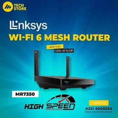 Linksys/ Wifi 6/ Dual-Band/ AX1800/ MR7350/ WiFi 6/Mesh Router(Used)