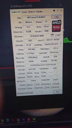 Asus RX 580 8GB Model For Sale.