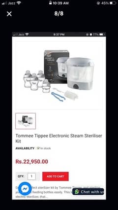 Tommee Tippee Steriliser on Hot Sale Price