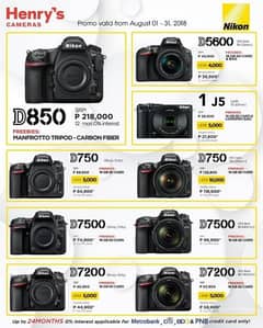 dslr camera Starting price 9000/= lens k sat Whatsapp 03212306356