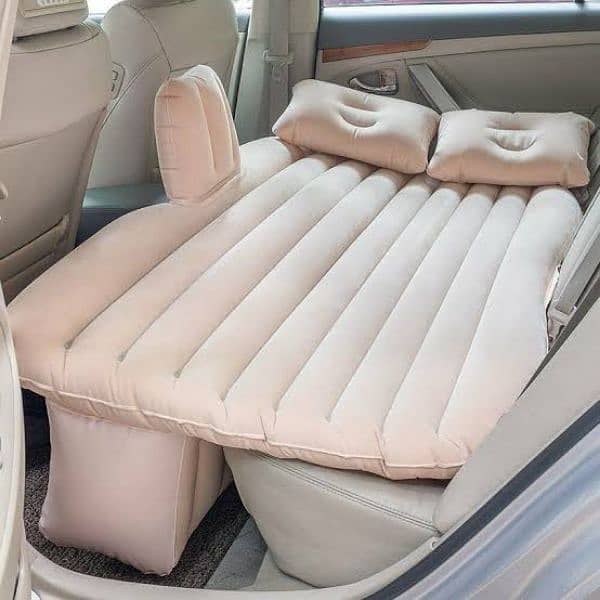 Inflatable Car Air Mattress Travel Bed - Car Camping Bed03020062817 1